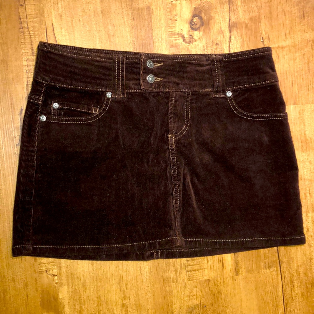 Corduroy Miniskirt